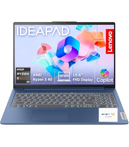 Amazon.com: Lenovo Slim 3 High-Performance Laptop, AMD Ryzen 7
